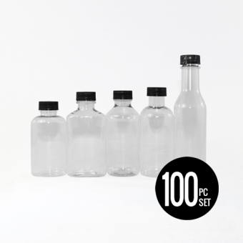 Assorted Shapes Sand Art Bottles, Set of 100