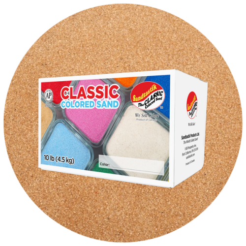 Classic Colored Sand - Tan - 10 lb (4.5 kg) Box