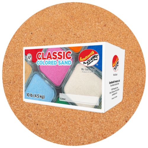 Classic Colored Sand - Peach - 10 lb (4.5 kg) Box