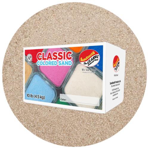 Classic Colored Sand - Silver - 10 lb (4.5 kg) Box