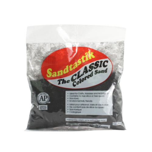 Classic Colored Sand - Black - 1 lb (454 g) Bag