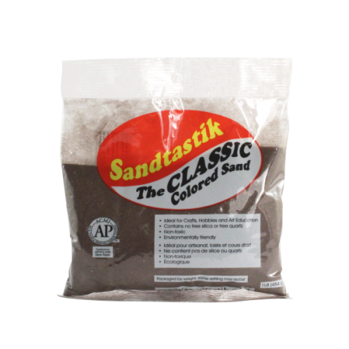 Classic Colored Sand - Brown - 1 lb (454 g) Bag
