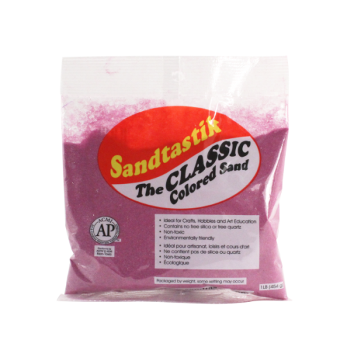 Classic Colored Sand - Magenta - 1 lb (454 g) Bag