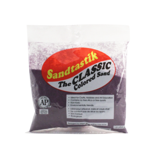 Classic Colored Sand - Purple - 1 lb (454 g) Bag