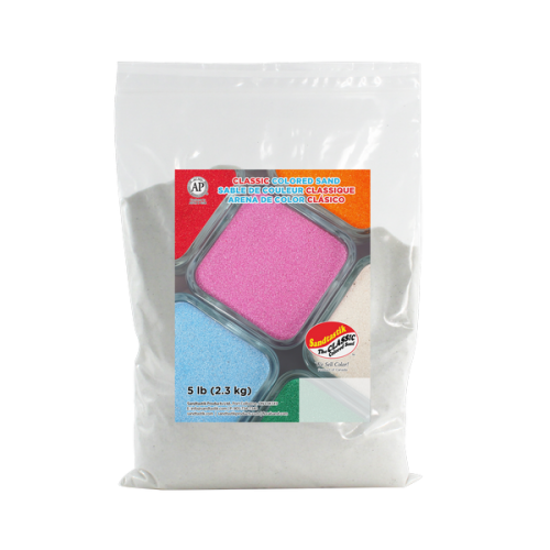 Classic Colored Sand - White - 5 lb (2.3 kg) Bag Classic Colored Sand - White - 5 lb (2.3 kg) Bag