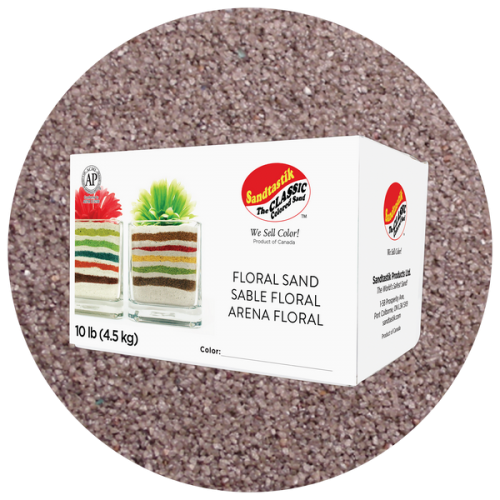 Floral Colored Sand - Light Grey - 10 lb (4.5 kg) Box Floral Colored Sand - Light Grey - 10 lb (4.5 kg) Box