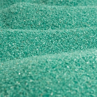 Floral Colored Sand - Teal