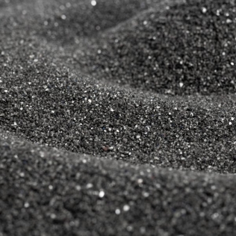 Floral Colored Sand - Black