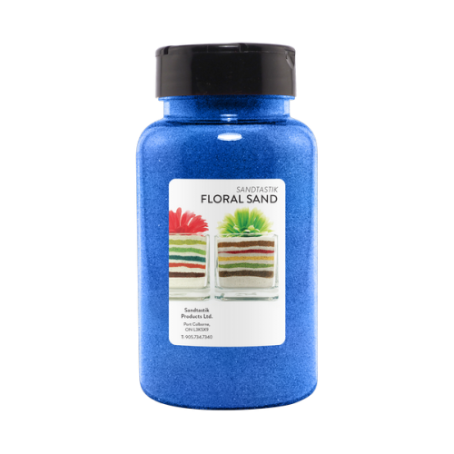 Floral Colored Sand - Blue Hawaii #2 - 22 oz (623 g) Bottle