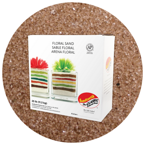 Floral Colored Sand - Beige - 25 lb (11.4 kg) Box