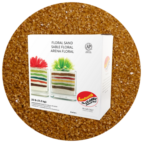 Floral Colored Sand - Espresso - 25 lb (11.4 kg) Box