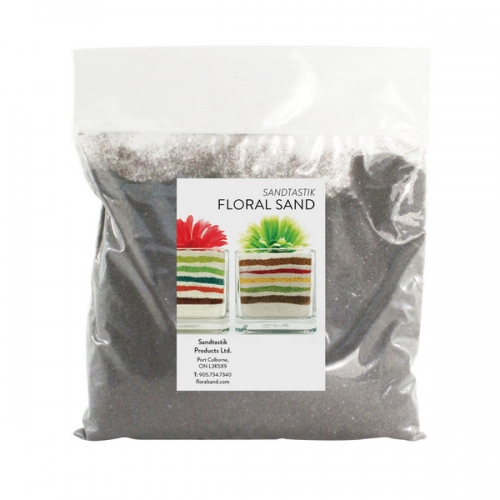 Floral Colored Sand - Dark Grey - 2 lb (908 g) Bag
