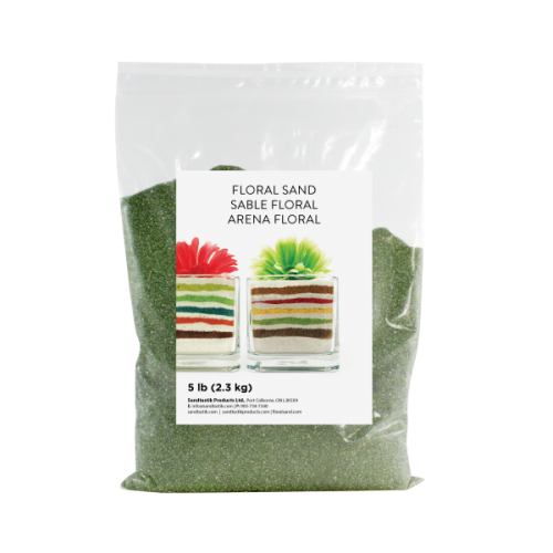 Floral Colored Sand - Avocado - 5 lb (2.3 kg) Bag