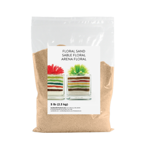 Floral Colored Sand - Latte - 5 lb (2.3 kg) Bag