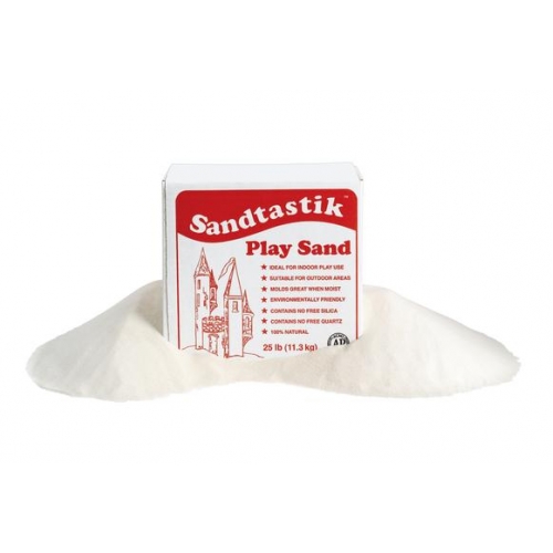 50 lb (22 kg) Play Sand in Sparkling White